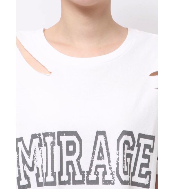 EVRIS「カットダメージBIG Tシャツ」|Tシャツ・カットソー|