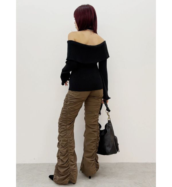 EVRIS「ギャザーフレアパンツ」|その他|