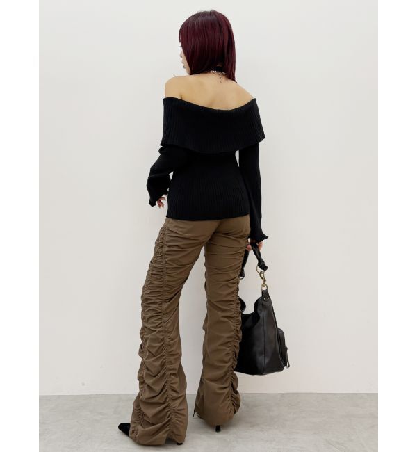 EVRIS「ギャザーフレアパンツ」|その他|