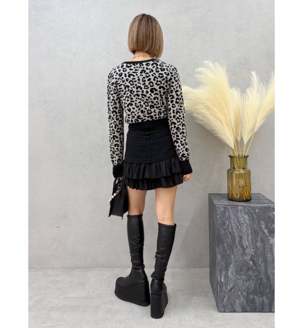 EVRIS「ドッキングフリルミニスカート」|スカート|