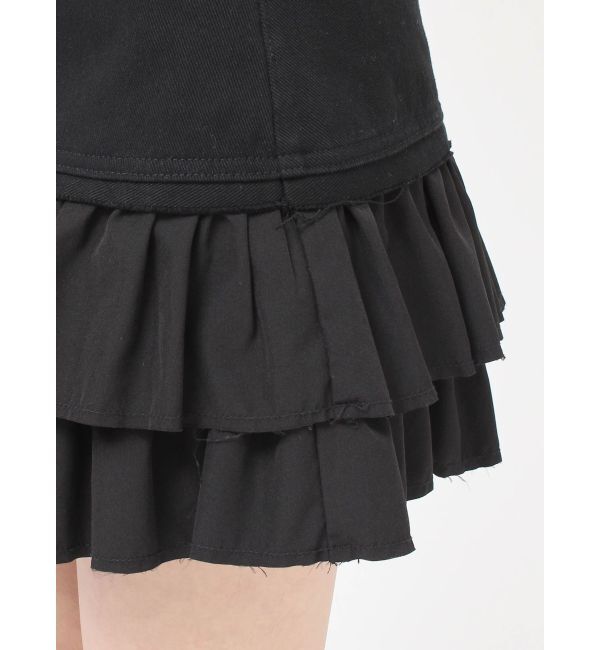 EVRIS「ドッキングフリルミニスカート」|スカート|
