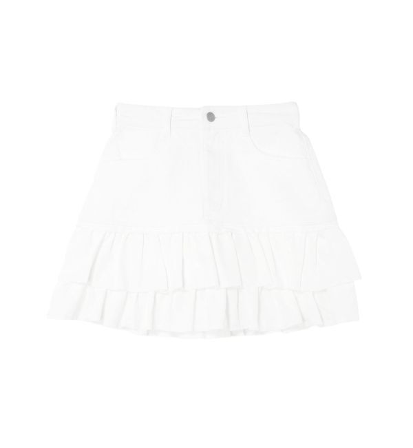 EVRIS「ドッキングフリルミニスカート」|スカート|