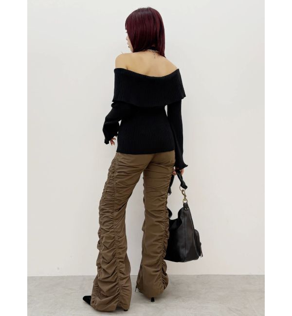 EVRIS「チョーカーオフショルニットトップス」|ニット・セーター|