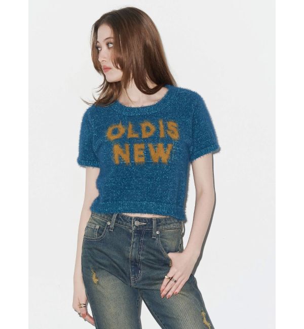 EVRIS「ジャガードロゴシャギーニットトップス」|ニット・セーター|