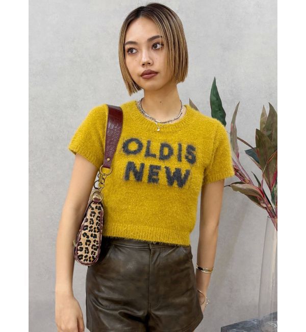 EVRIS「ジャガードロゴシャギーニットトップス」|ニット・セーター|