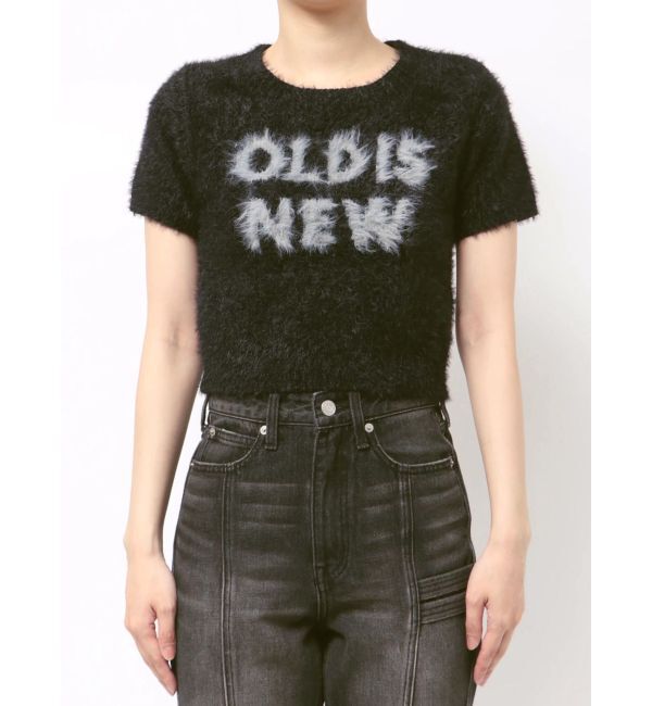 EVRIS「ジャガードロゴシャギーニットトップス」|ニット・セーター|