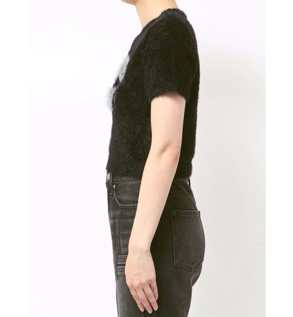 EVRIS「ジャガードロゴシャギーニットトップス」|ニット・セーター|