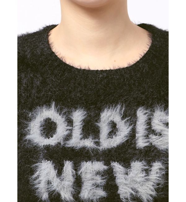 EVRIS「ジャガードロゴシャギーニットトップス」|ニット・セーター|