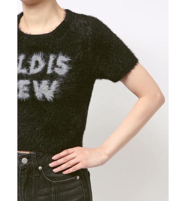 EVRIS「ジャガードロゴシャギーニットトップス」|ニット・セーター|