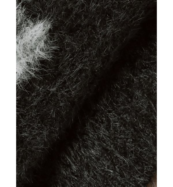 EVRIS「ジャガードロゴシャギーニットトップス」|ニット・セーター|