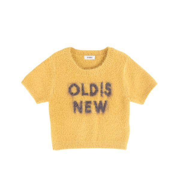 EVRIS「ジャガードロゴシャギーニットトップス」|ニット・セーター|