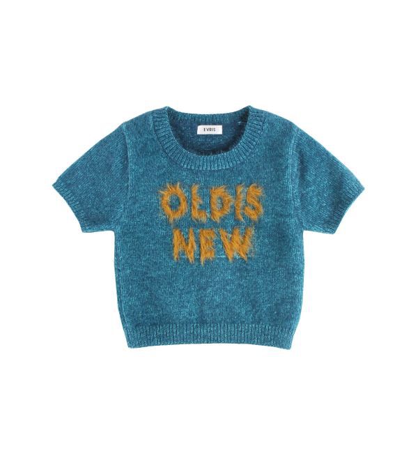 EVRIS「ジャガードロゴシャギーニットトップス」|ニット・セーター|