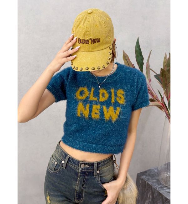 EVRIS「ジャガードロゴシャギーニットトップス」|ニット・セーター|