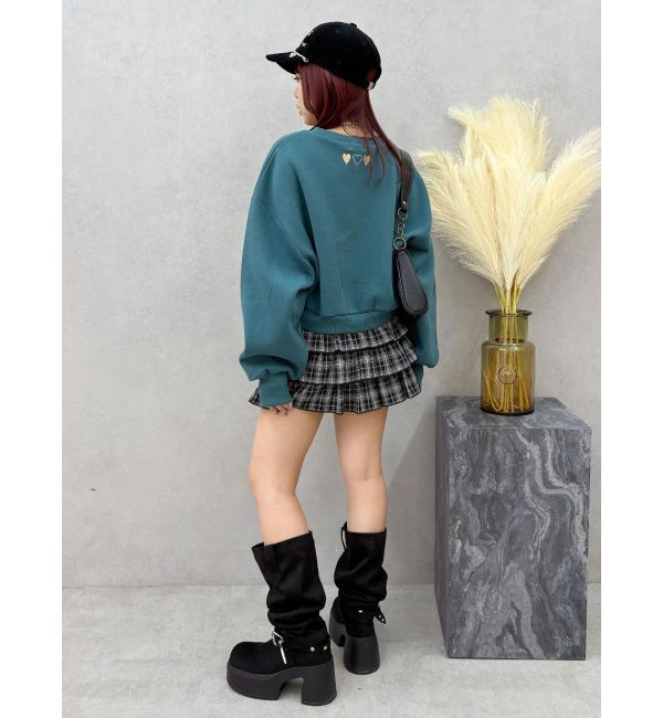 EVRIS「グラフィックショートスウェット」|スウェット・ジャージ|