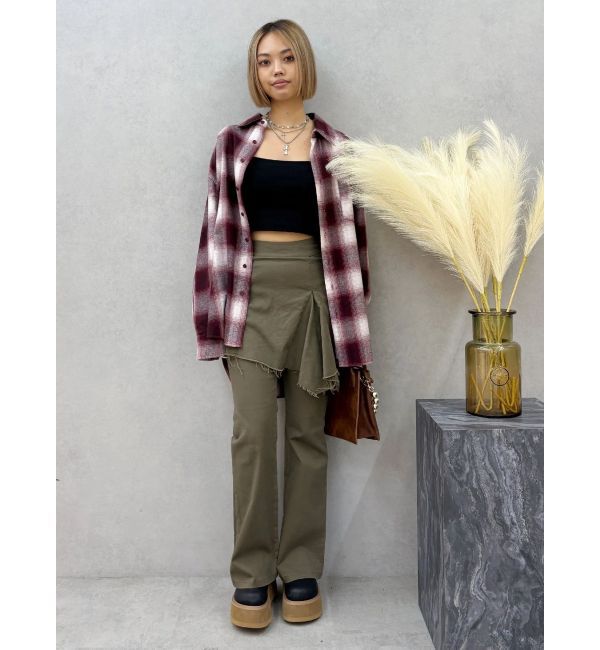 EVRIS「レイヤードフレアパンツ」|その他|