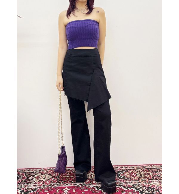 EVRIS「レイヤードフレアパンツ」|その他|