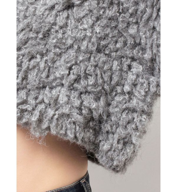 EVRIS「ショートループニットトップス」|ニット・セーター|