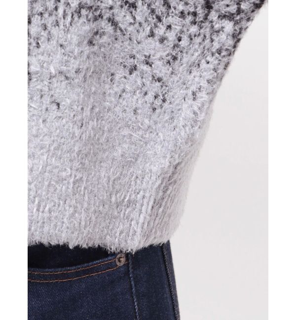 EVRIS「ロゴシャギーニットトップス」|ニット・セーター|