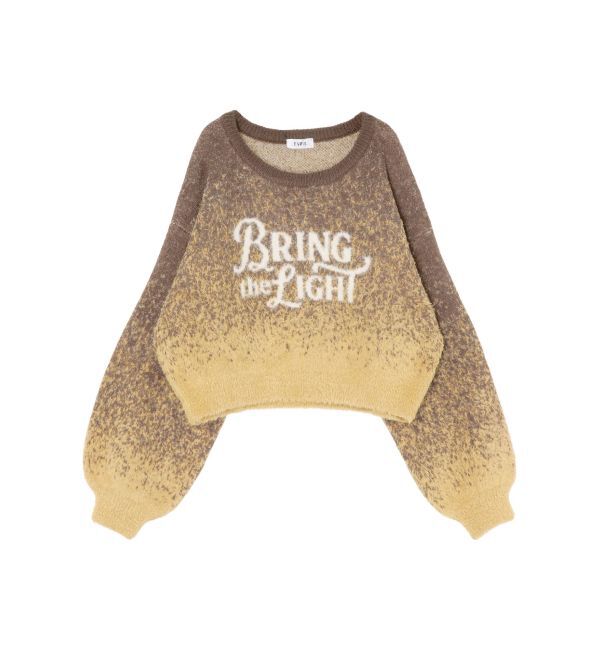 EVRIS「ロゴシャギーニットトップス」|ニット・セーター|