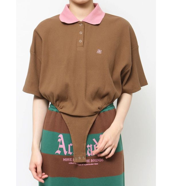 jouetie「ボディースーツポロトップス」|Tシャツ・カットソー|