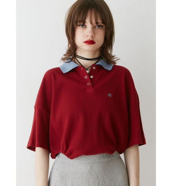 jouetie「ボディースーツポロトップス」|Tシャツ・カットソー|