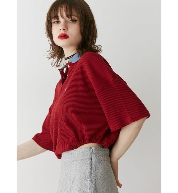 jouetie「ボディースーツポロトップス」|Tシャツ・カットソー|