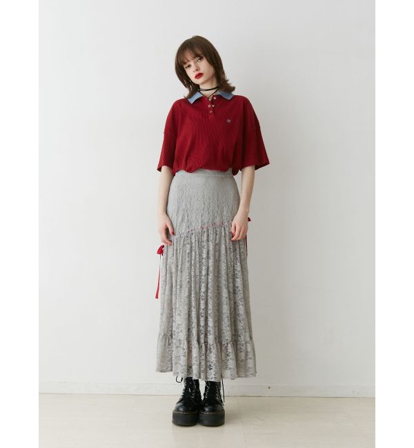 jouetie「ボディースーツポロトップス」|Tシャツ・カットソー|