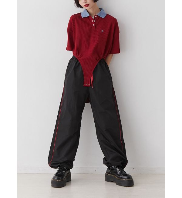 jouetie「ボディースーツポロトップス」|Tシャツ・カットソー|