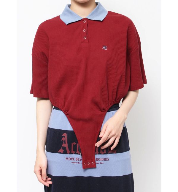 jouetie「ボディースーツポロトップス」|Tシャツ・カットソー|