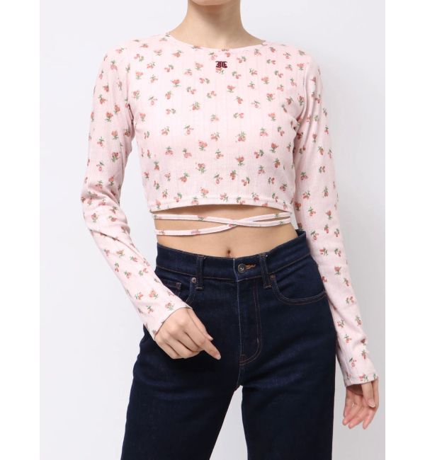 jouetie「バックオープンロゴトップス」|Tシャツ・カットソー|