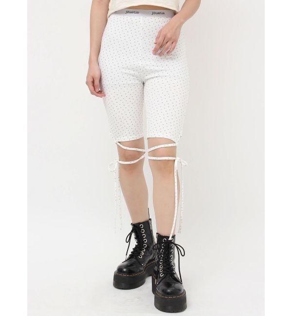 jouetie「レースアップバイカーパンツ」|その他|