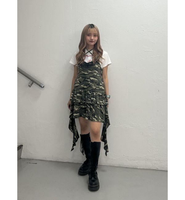 jouetie「ドレープフリルカットワンピース」|ワンピース|