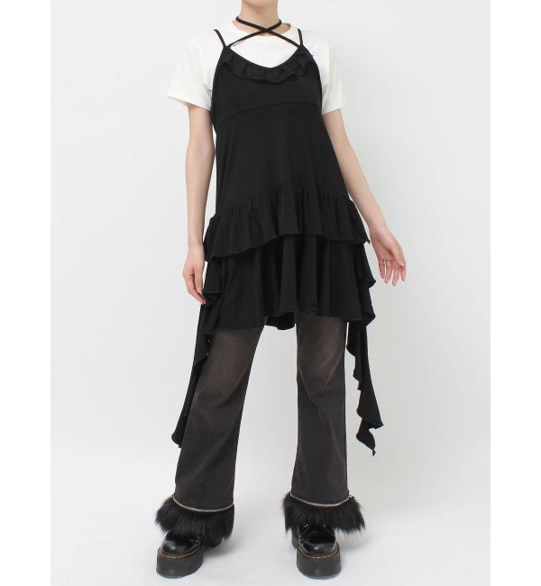 jouetie「ドレープフリルカットワンピース」|ワンピース|