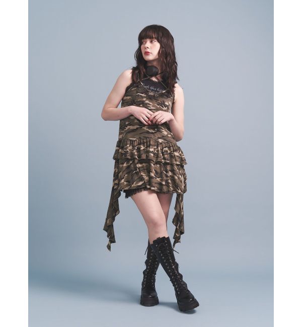 jouetie「ドレープフリルカットワンピース」|ワンピース|