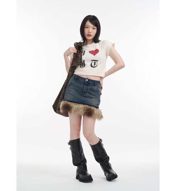 jouetie「ファードッキングデニムミニスカート」|スカート|