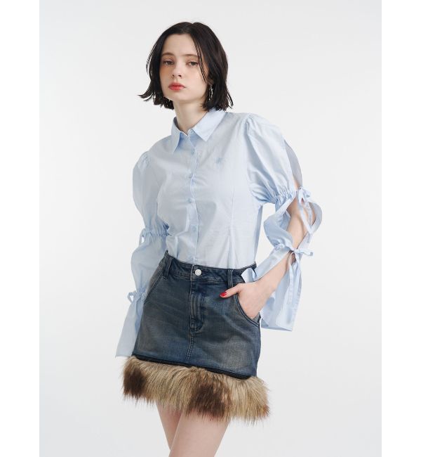 jouetie「ファードッキングデニムミニスカート」|スカート|