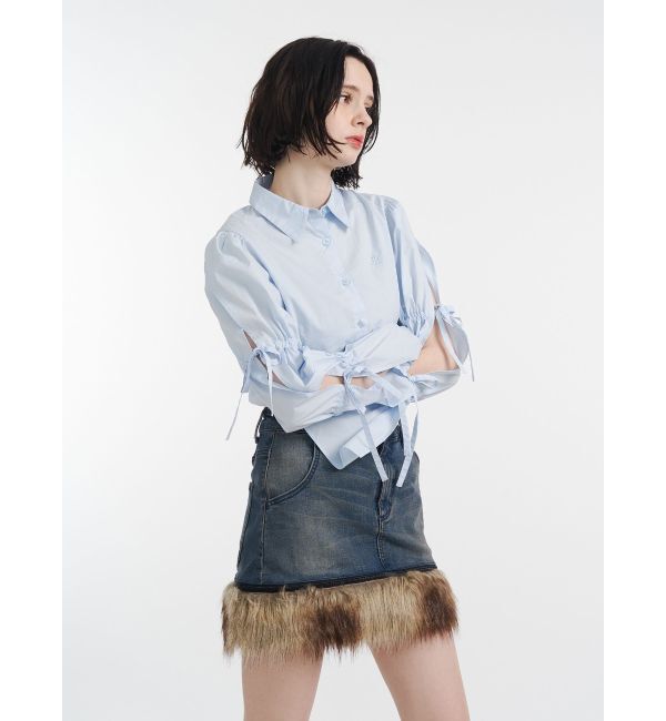 jouetie「ファードッキングデニムミニスカート」|スカート|
