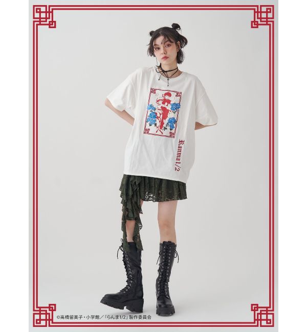 jouetie「【TVアニメ『らんま1/2』jouetie】チャイナグラフィックTシャツ」|Tシャツ・カットソー|