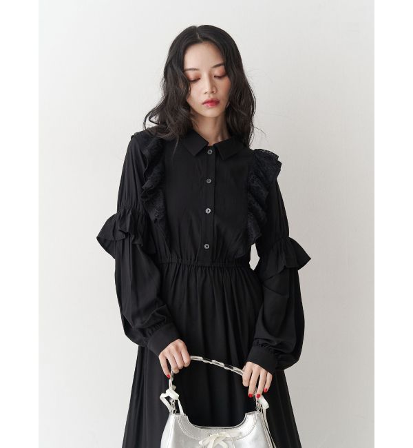 jouetie「ラッフルフリルロングワンピース」|ワンピース|