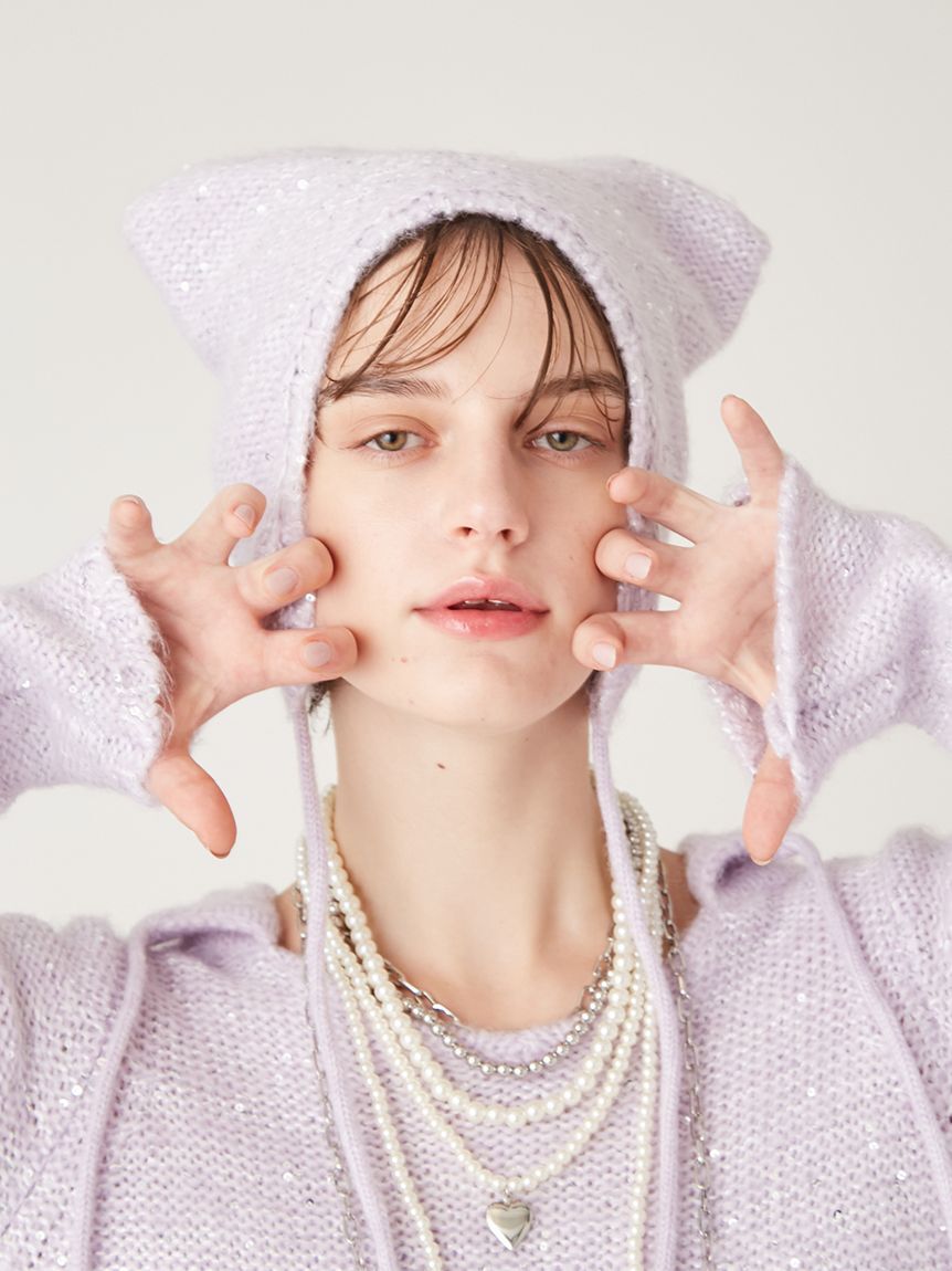 FURFUR「キャットライクビーニー」|ニット帽|