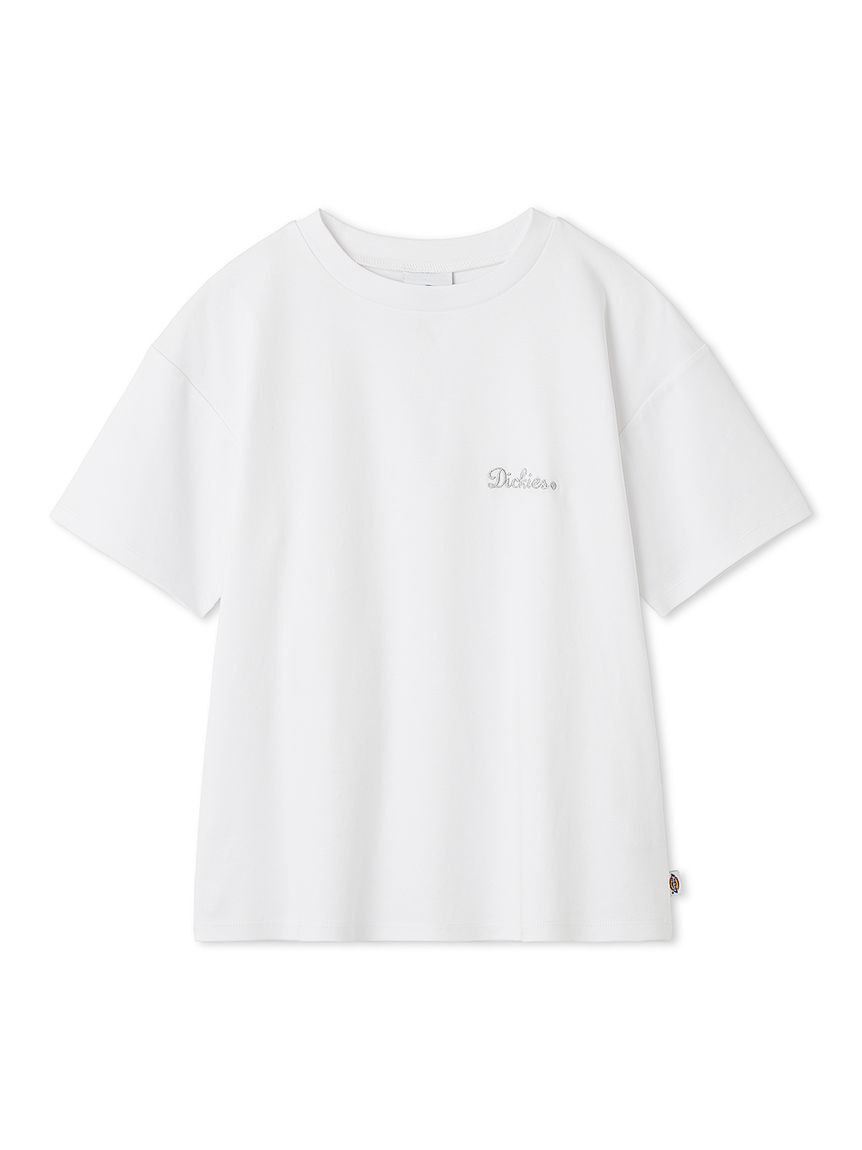 FRAY I.D「【FRAY I.D｜Dickies】エンブロイダリーロゴTシャツ」|Tシャツ・カットソー|WHT