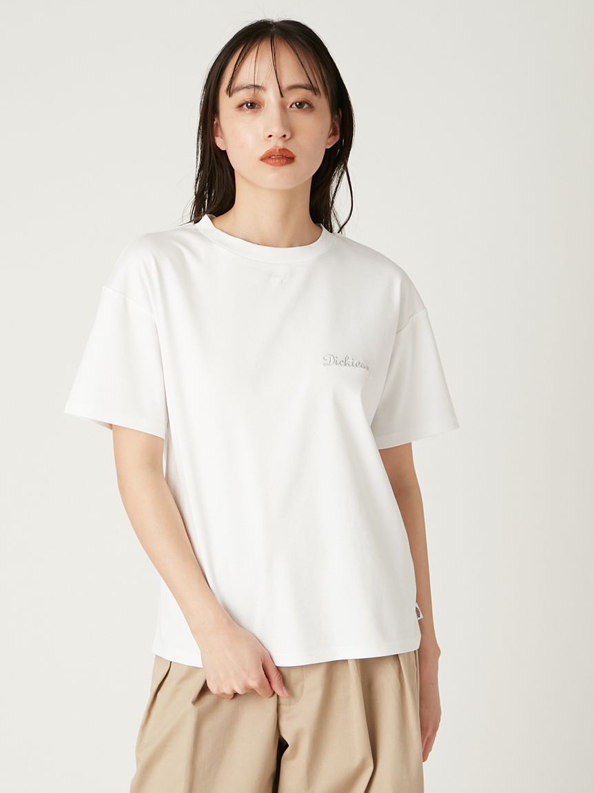FRAY I.D「【FRAY I.D｜Dickies】エンブロイダリーロゴTシャツ」|Tシャツ・カットソー|