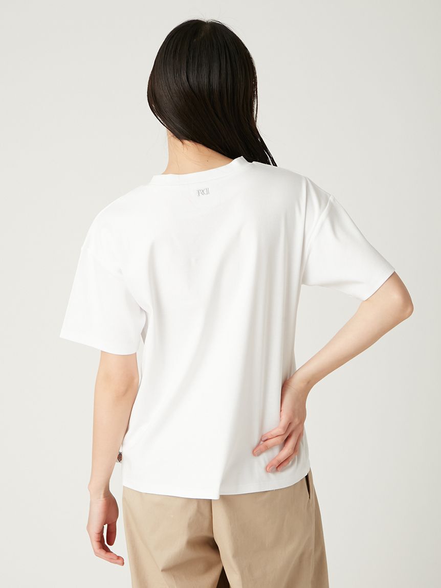 FRAY I.D「【FRAY I.D｜Dickies】エンブロイダリーロゴTシャツ」|Tシャツ・カットソー|