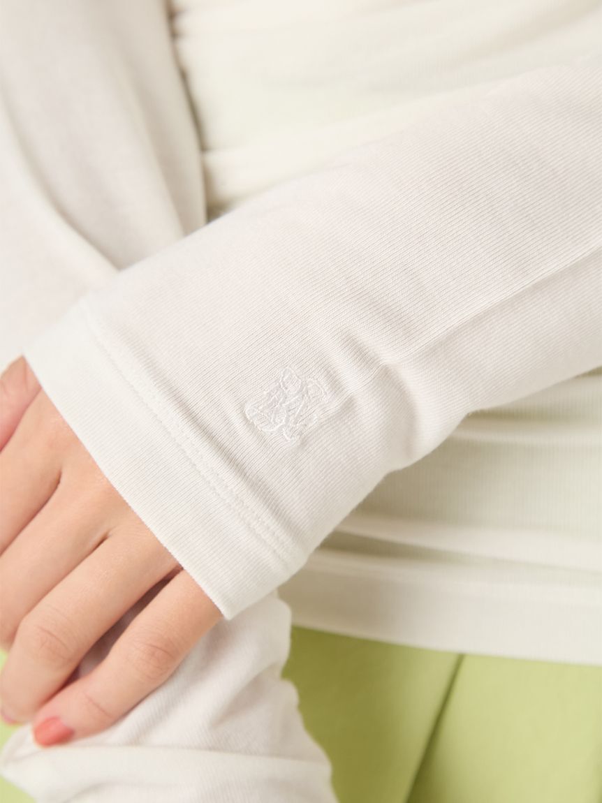 FRAY I.D「2wayデコルテタックドレープトップス」|Tシャツ・カットソー|