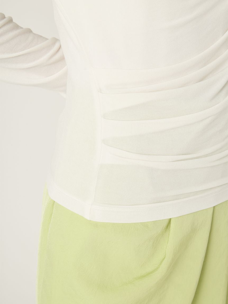 FRAY I.D「2wayデコルテタックドレープトップス」|Tシャツ・カットソー|