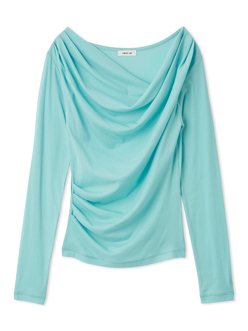 FRAY I.D「2wayデコルテタックドレープトップス」|Tシャツ・カットソー|TUQ