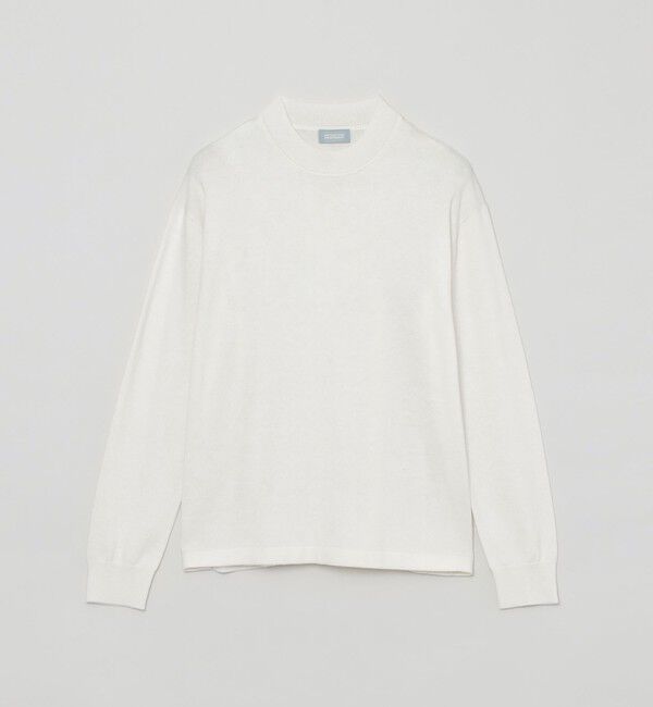 MACKINTOSH PHILOSOPHY「GREY LABEL ウールコットンモックネックニット」|ニット・セーター|オフホワイト