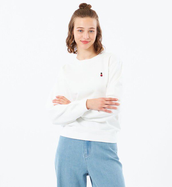 MACKINTOSH PHILOSOPHY「【WEB&一部店舗限定】バッキンガムベア クルーネックワンポイントスウェット」|Tシャツ・カットソー|ホワイト