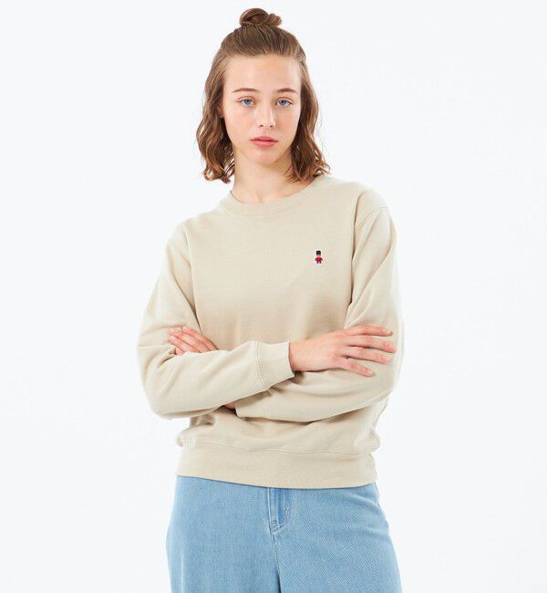 MACKINTOSH PHILOSOPHY「【WEB&一部店舗限定】バッキンガムベア クルーネックワンポイントスウェット」|Tシャツ・カットソー|ベージュ