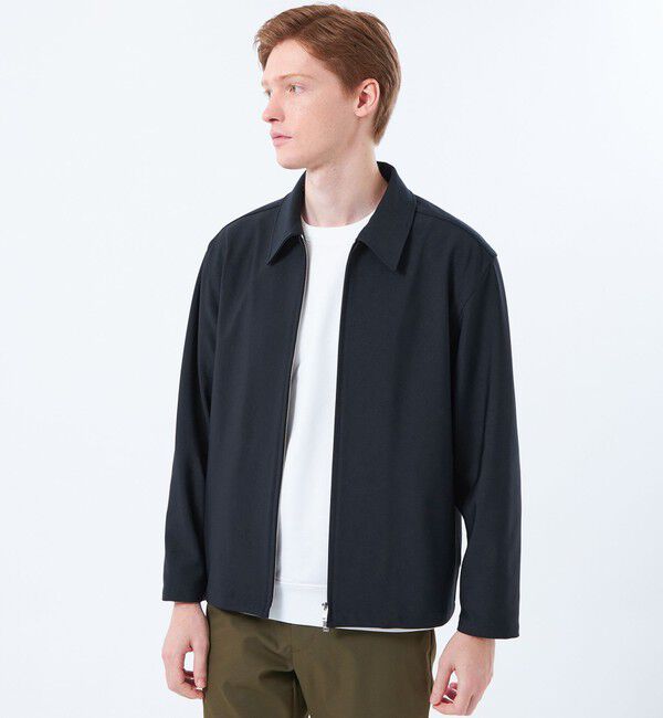 MACKINTOSH PHILOSOPHY「ブリテック スウィングトップハイテンショントリコット」|ブルゾン・スタジャン|ネイビー
